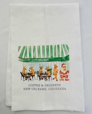 Café du Monde Christmas Towel