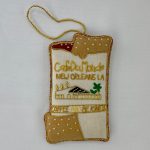 Plush Beignet Bag Ornament