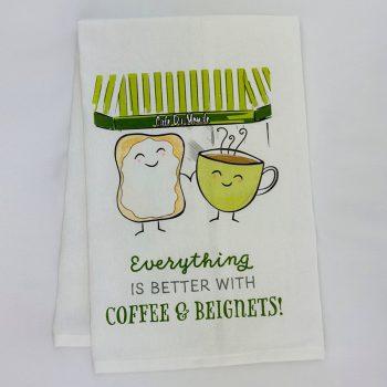 Better with Beignets Towel