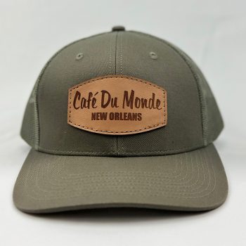 Leather Patch Moss Cap