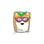 Mardi Gras Mask Permanent Vinyl Sticker