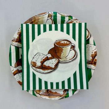 24ct Plate & Napkin Set