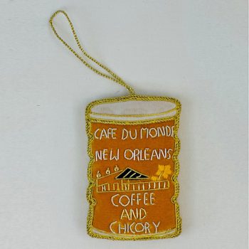 Plush Coffee Can Ornament