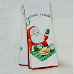 Joyeaux Noel Santa Kitchen Towel